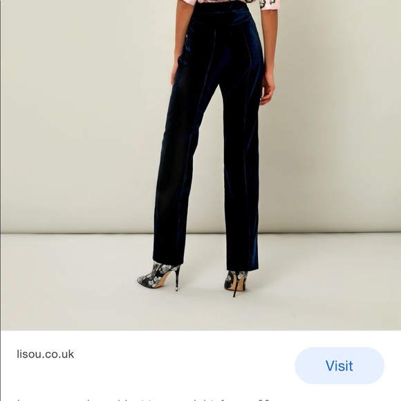 Tiger Mist black velour pants - Picture 5 of 5